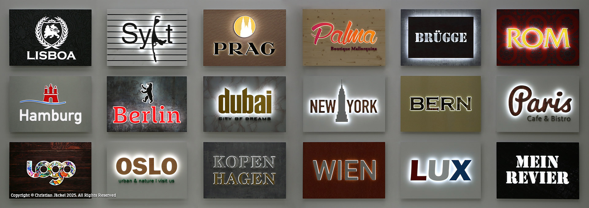 Die ganze Welt der Lichtwerbung